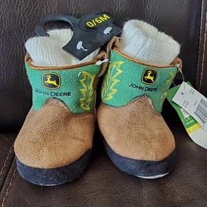 John Deere Baby Booties